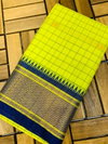 Checks Paithani By Psw Gold Weaving Cotton Silk Designer Sarees Wholesalers In Delhi
